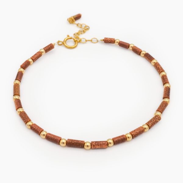 Bracelet pierre naturelle or - Macao